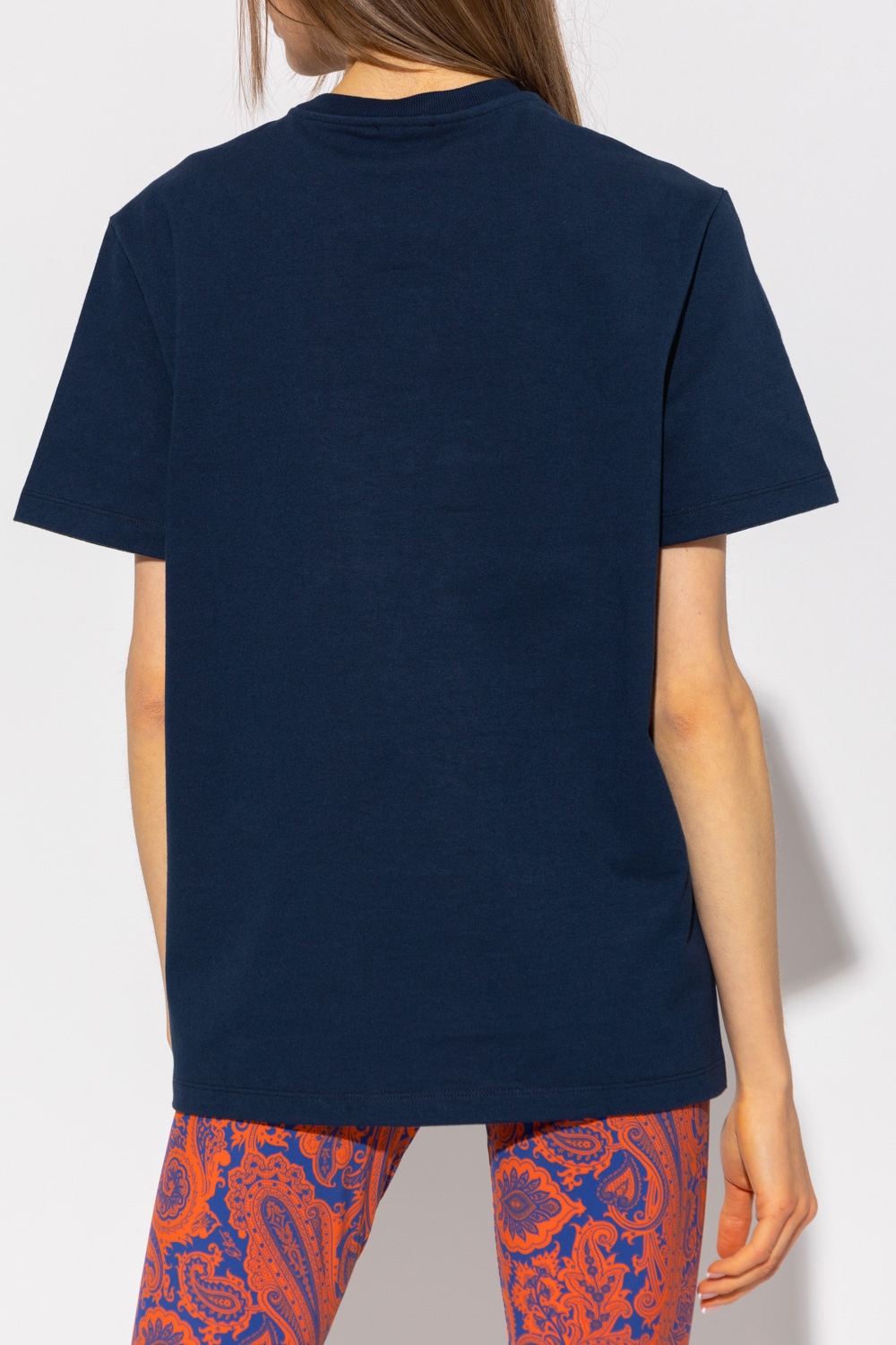 【送料&関税込】Etro T-shirt Etro men's cotton T-shirt with peacock print mrma0004aj058